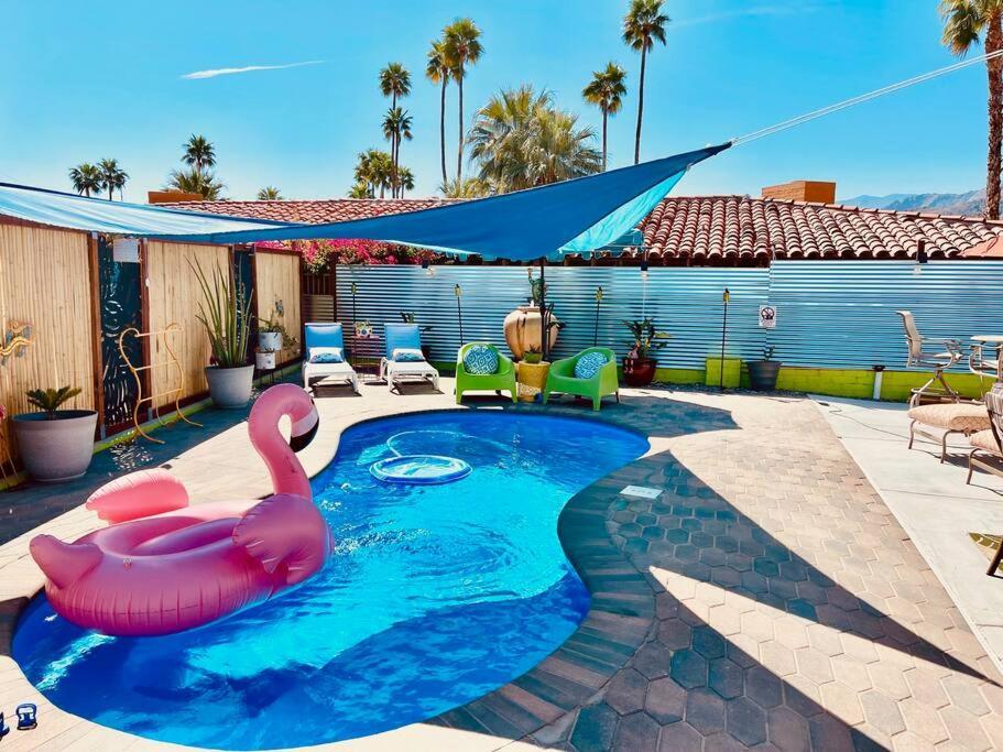 הוילה פאלם ספרינגס The Flamingo Palms Private 1Bd 1Ba Unit In Duplex מראה חיצוני תמונה